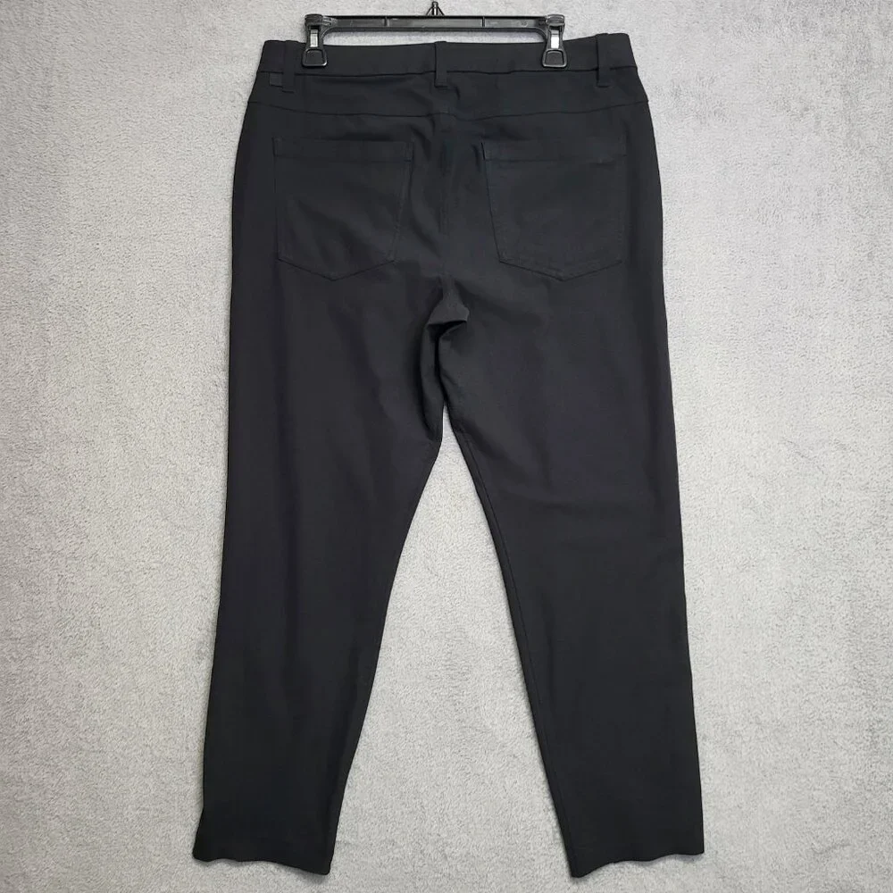 Lululemon Pants Mens 32x26 Black ABC Classic Fit Warpstream Performance Cut Off